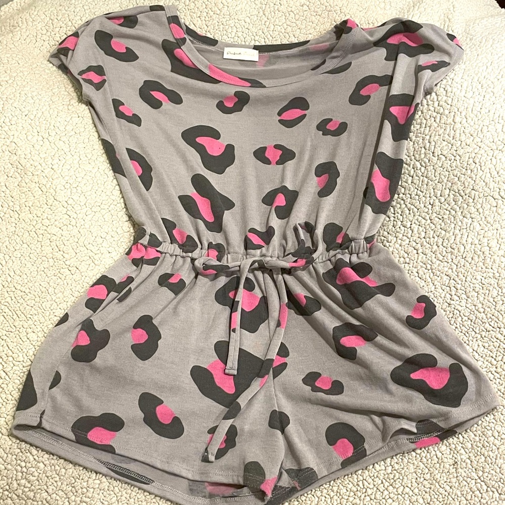 Leopard print Romper